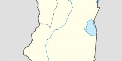 Carte du Malawi rivière